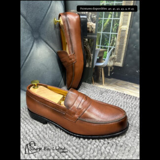 Mocassins College Homme en Cuir – Élégance Classique & Confort Premium